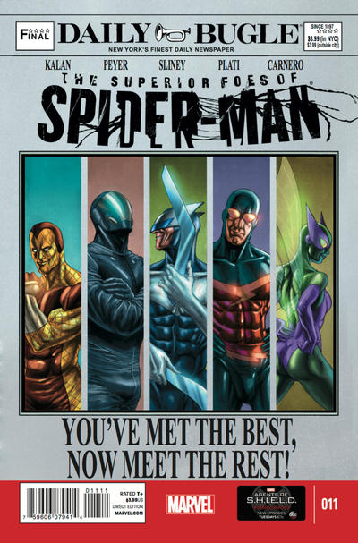 Cover for The Superior Foes of Spider-Man (Marvel, 2013 series) #11