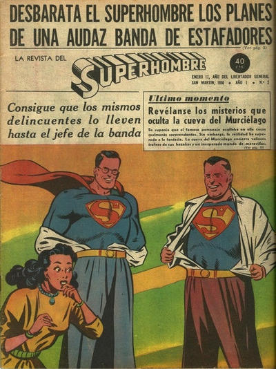 Cover for Superhombre (Editorial Muchnik, 1949 ? series) #2