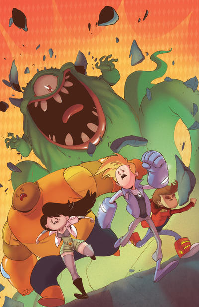 Cover for Bravest Warriors (Boom! Studios, 2012 series) #18 [Cover D by Tad Lambert]