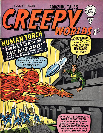 Cover for Creepy Worlds (Alan Class, 1962 series) #65