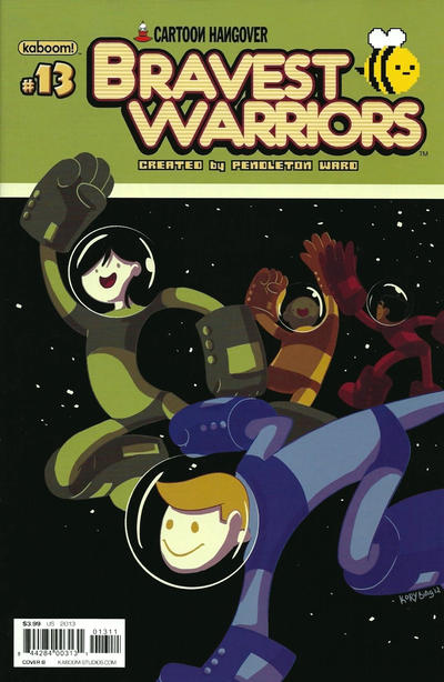 Cover for Bravest Warriors (Boom! Studios, 2012 series) #13 [Cover B by Kory Bing]