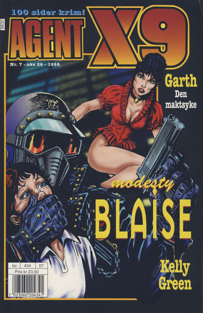Cover for Agent X9 (Hjemmet / Egmont, 1998 series) #7/1998