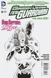 Cover for Green Lantern: New Guardians (DC, 2011 series) #18 [Aaron Kuder Black & White Cover]
