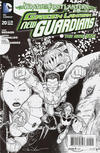 Cover for Green Lantern: New Guardians (DC, 2011 series) #20 [Aaron Kuder Black & White Cover]
