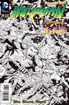 Cover Thumbnail for Aquaman (2011 series) #25 [Paul Pelletier / Sean Parsons Black & White Cover]