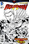 Cover Thumbnail for Aquaman (2011 series) #20 [Paul Pelletier / Sean Parsons Black & White Cover]