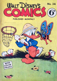 Cover Thumbnail for Walt Disney's Comics (W. G. Publications; Wogan Publications, 1946 series) #34