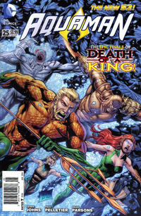 Cover Thumbnail for Aquaman (DC, 2011 series) #25 [Newsstand]