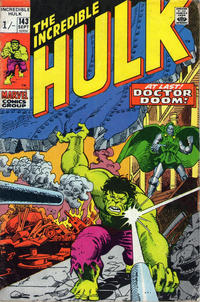 Cover for The Incredible Hulk (Marvel, 1968 series) #143 [British]