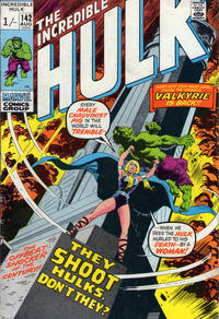 Cover for The Incredible Hulk (Marvel, 1968 series) #142 [British]
