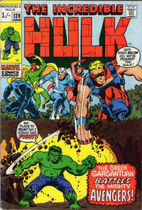 Cover Thumbnail for The Incredible Hulk (Marvel, 1968 series) #128 [British]