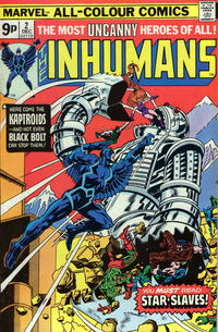Cover for The Inhumans (Marvel, 1975 series) #2 [British]