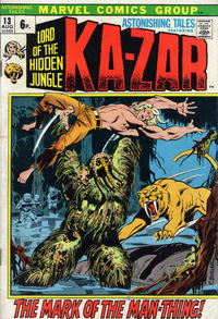 Cover Thumbnail for Astonishing Tales (Marvel, 1970 series) #13 [British]