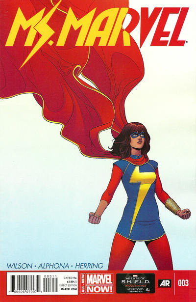Cover for Ms. Marvel (Marvel, 2014 series) #3 [Annie Wu Variant]