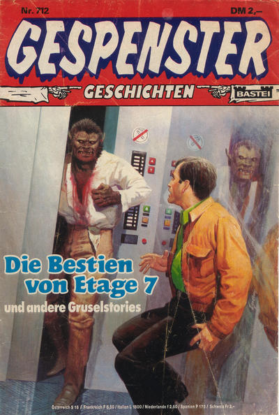 Cover for Gespenster Geschichten (Bastei Verlag, 1974 series) #712