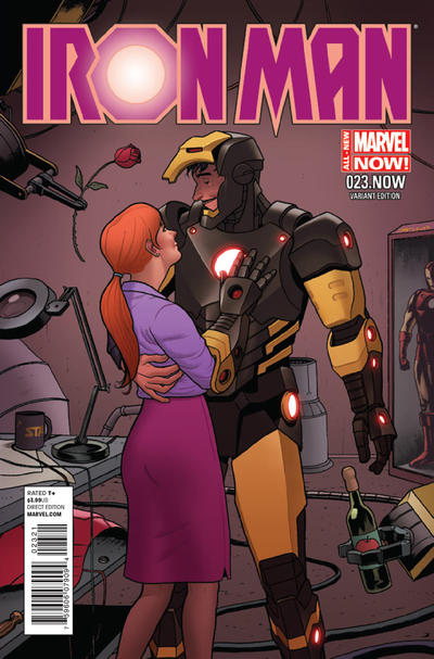 Cover for Iron Man (Marvel, 2013 series) #23.NOW [Joe Quinones Variant]