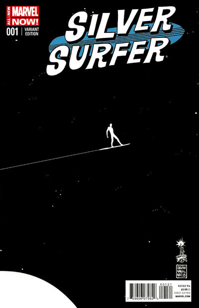 Cover for Silver Surfer (Marvel, 2014 series) #1 [Francesco Francavilla variant]