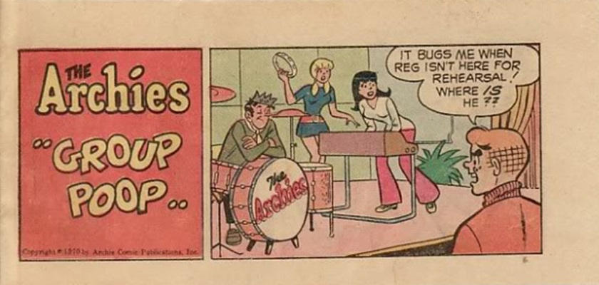 Cover for The Archies "Group Poop" [Fairmont Potato Chip Giveaway] (Archie, 1970 series) 
