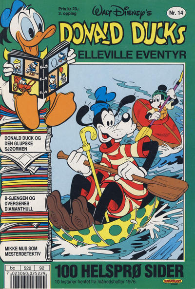 Cover for Donald Ducks Elleville Eventyr (Hjemmet / Egmont, 1986 series) #14 [Reutsendelse]