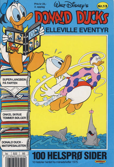 Cover for Donald Ducks Elleville Eventyr (Hjemmet / Egmont, 1986 series) #13 [Reutsendelse]