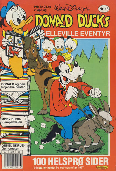 Cover for Donald Ducks Elleville Eventyr (Hjemmet / Egmont, 1986 series) #16 [Reutsendelse]