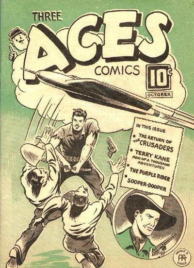 Cover for Three Aces Comics (Anglo-American Publishing Company Limited, 1941 series) #v3#9 [33]