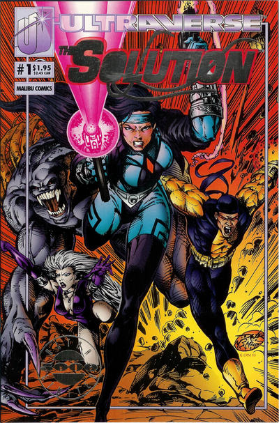 Cover for The Solution (Malibu, 1993 series) #1 [Newsstand]
