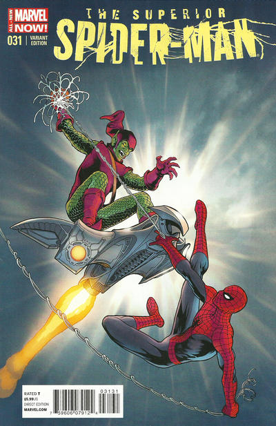 Cover for Superior Spider-Man (Marvel, 2013 series) #31 [Variant Edition - Kevin Maguire Cover]