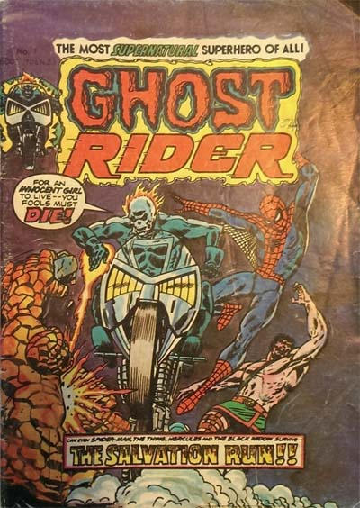 Cover for Ghost Rider (Yaffa / Page, 1977 series) #7