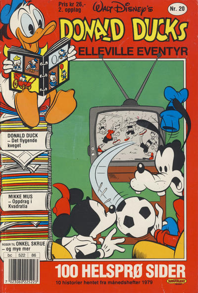 Cover for Donald Ducks Elleville Eventyr (Hjemmet / Egmont, 1986 series) #20 [Reutsendelse]