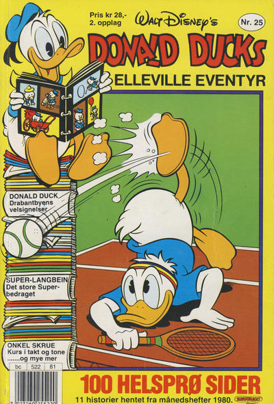 Cover for Donald Ducks Elleville Eventyr (Hjemmet / Egmont, 1986 series) #25 [Reutsendelse]