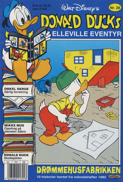 Cover for Donald Ducks Elleville Eventyr (Hjemmet / Egmont, 1986 series) #28