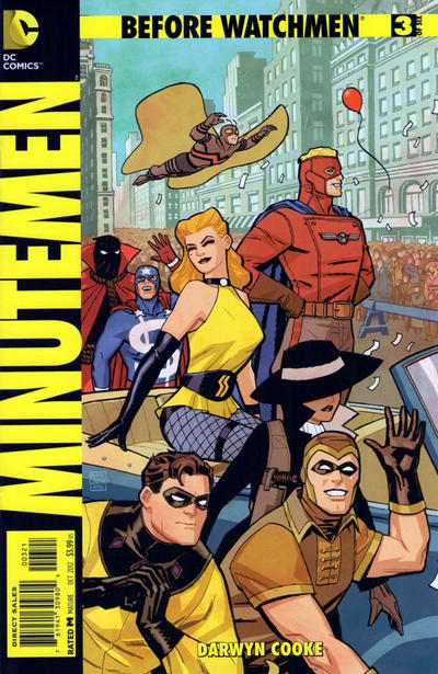 Cover for Before Watchmen: Minutemen (DC, 2012 series) #3 [Cliff Chiang Cover]