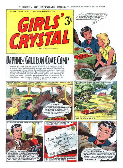 Cover for Girls' Crystal (Amalgamated Press, 1953 series) #984