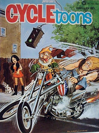 Cover for CYCLEtoons (Petersen Publishing, 1968 series) #February 1971 [19]