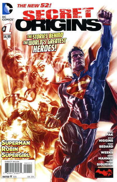 Cover for Secret Origins (DC, 2014 series) #1