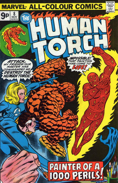 Cover for The Human Torch (Marvel, 1974 series) #8 [British]