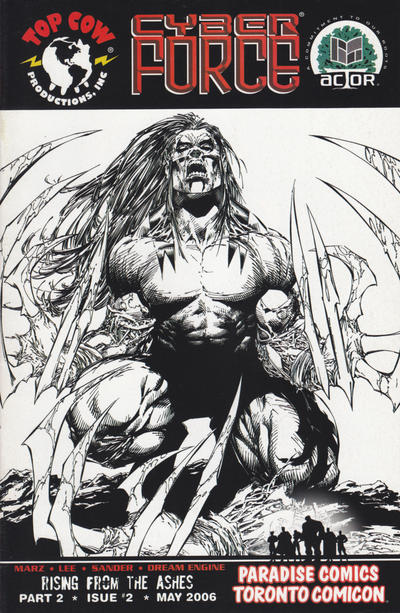 Cover for Cyberforce (Image, 2006 series) #2 [Toronto Comicon Sketch Cover]