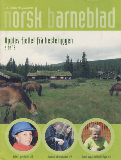 Cover for Norsk Barneblad; Norsk Barneblad med Juletre (Norsk Barneblad, 1891 series) #9/2007