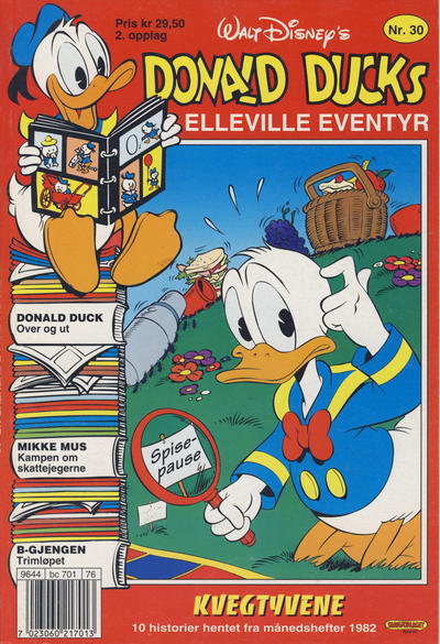 Cover for Donald Ducks Elleville Eventyr (Hjemmet / Egmont, 1986 series) #30 [Reutsendelse]