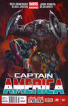 Cover for Captain America (Marvel, 2013 series) #7 [Newsstand]