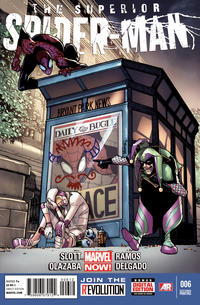 Cover for Superior Spider-Man (Marvel, 2013 series) #6 [Second Printing]