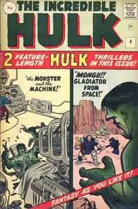 Cover for The Incredible Hulk (Marvel, 1962 series) #4 [British]