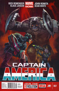 Cover Thumbnail for Captain America (Marvel, 2013 series) #7 [Newsstand]