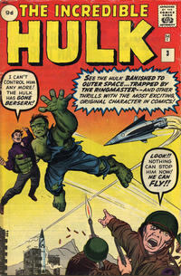 Cover for The Incredible Hulk (Marvel, 1962 series) #3 [British]