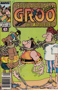 Cover Thumbnail for Sergio Aragonés Groo the Wanderer (Marvel, 1985 series) #43 [Newsstand]