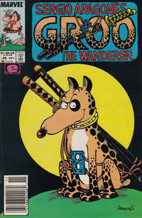 Cover for Sergio Aragonés Groo the Wanderer (Marvel, 1985 series) #45 [Newsstand]
