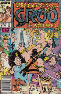 Cover for Sergio Aragonés Groo the Wanderer (Marvel, 1985 series) #47 [Newsstand]