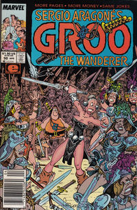 Cover Thumbnail for Sergio Aragonés Groo the Wanderer (Marvel, 1985 series) #50 [Newsstand]