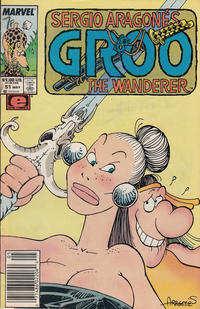 Cover for Sergio Aragonés Groo the Wanderer (Marvel, 1985 series) #51 [Newsstand]